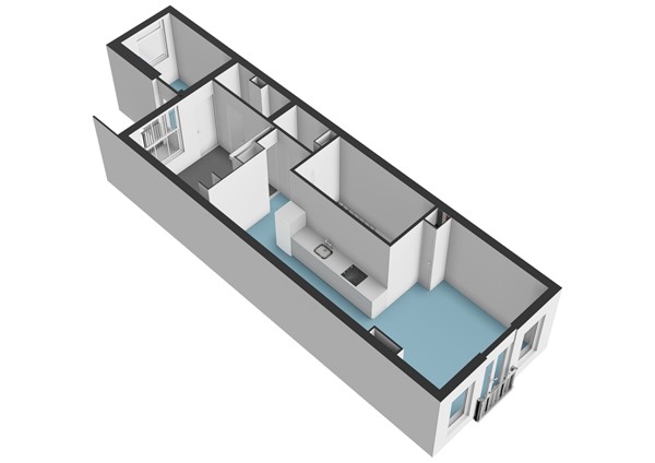 Floorplan - Wilhelminastraat 140-2, 1054 WR Amsterdam
